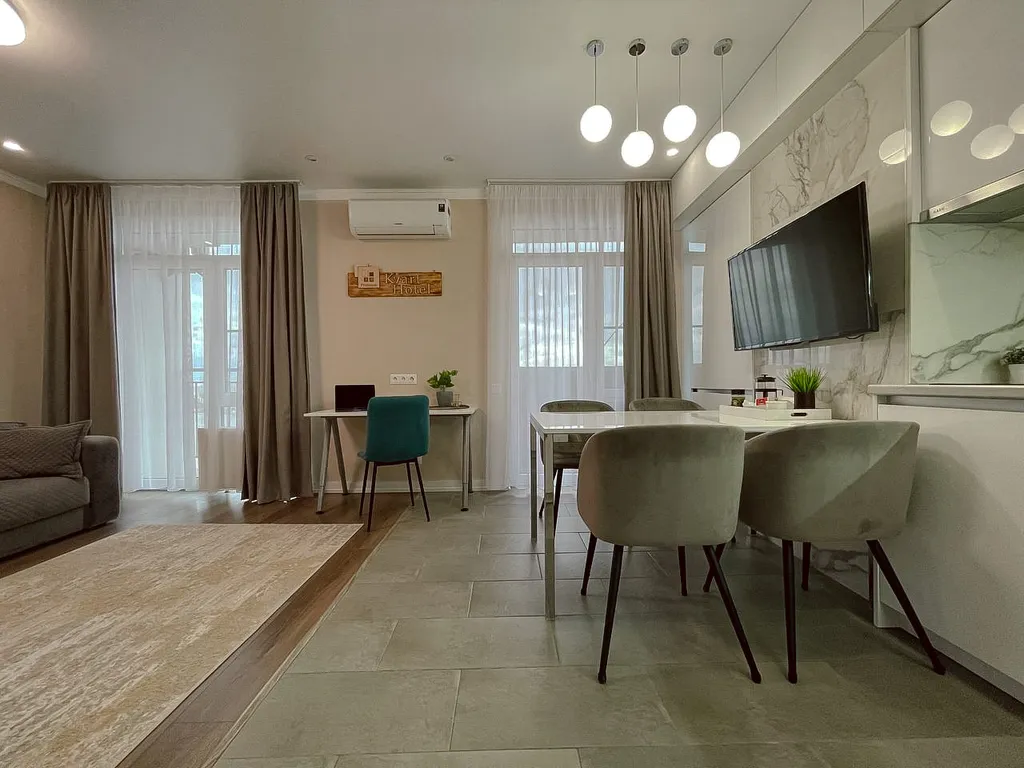 Дизайнерская квартира с евроремонтом в ЖК Сердце Каспия в самом центре