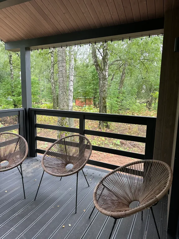 Стильный дом с панорамными окнами