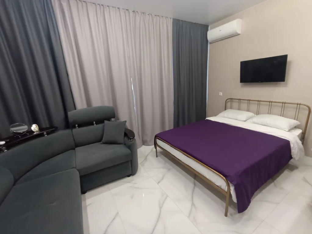 Квартира Отличная квартира-студия с видом на море на первой линии — Анапа