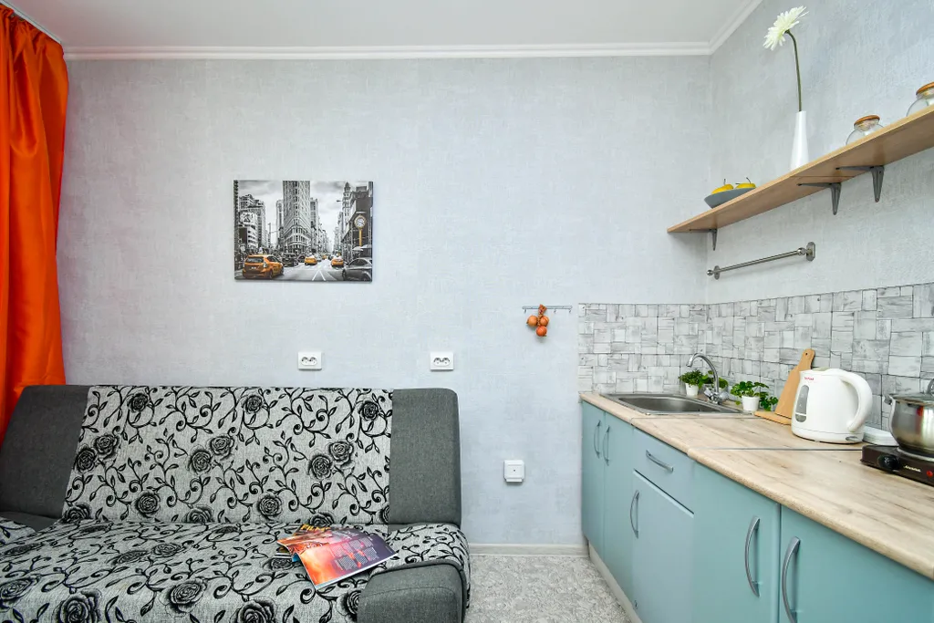 Квартира Видовые апартаменты с большой кроватью (Лесопарковая 49, 18 этаж) — Красноярск