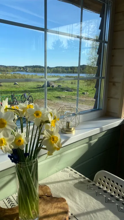 Дом с видом на озеро без соседей