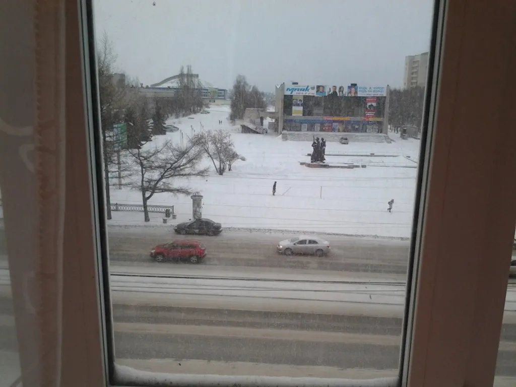 Уютная студия с видом на Современник и цирк