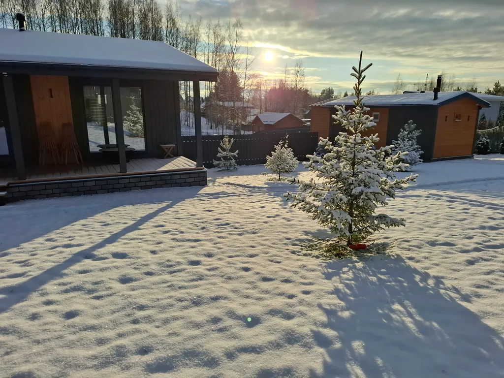 Scandic house с русской баней в 30 минутах от города