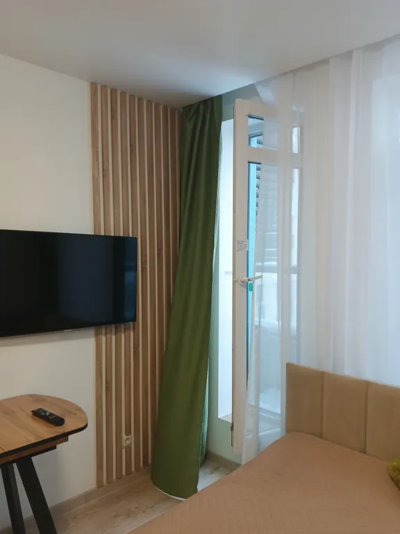 Уютная студия с комфортной кроватью