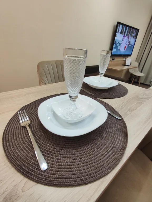 Современная квартира - студия с видом на новый мост