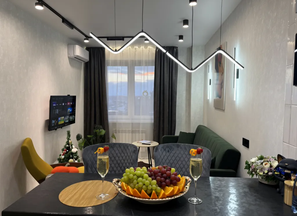 Комфортабельная стильная квартира с дизайнерским ремонтом в новом доме