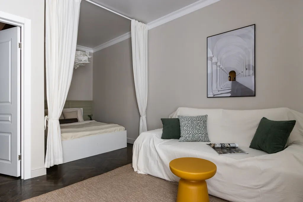 Дизайнерские апартаменты с двумя спальнями