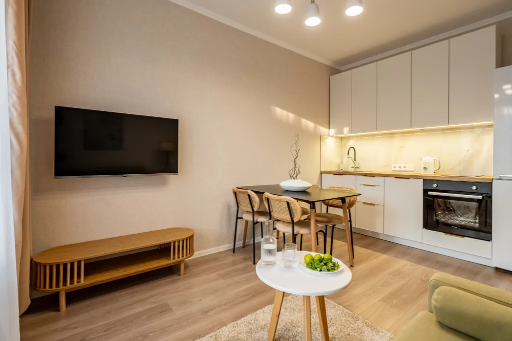 Квартира Квартира Евро-двушка Лаймовый щербет — Шушары