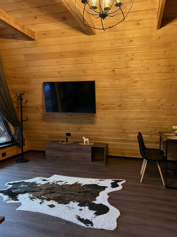 Коттедж а-фрейм атмосфера