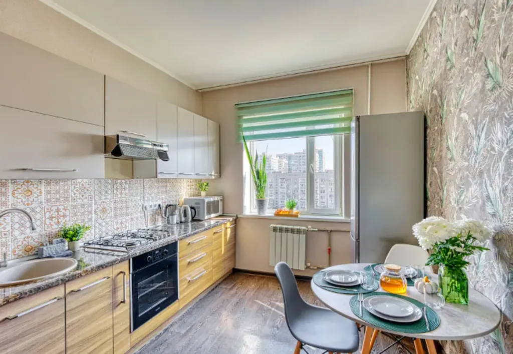 Квартира с изумрудными акцентами