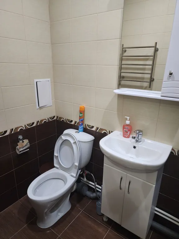 Уютная студия с видом на город рядом с вокзалом