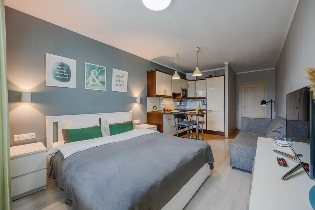 Квартира Апартаменты место силы - green gray studio — Санкт-Петербург