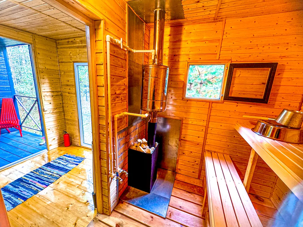 Лесной дом Микки с личной баней и чаном