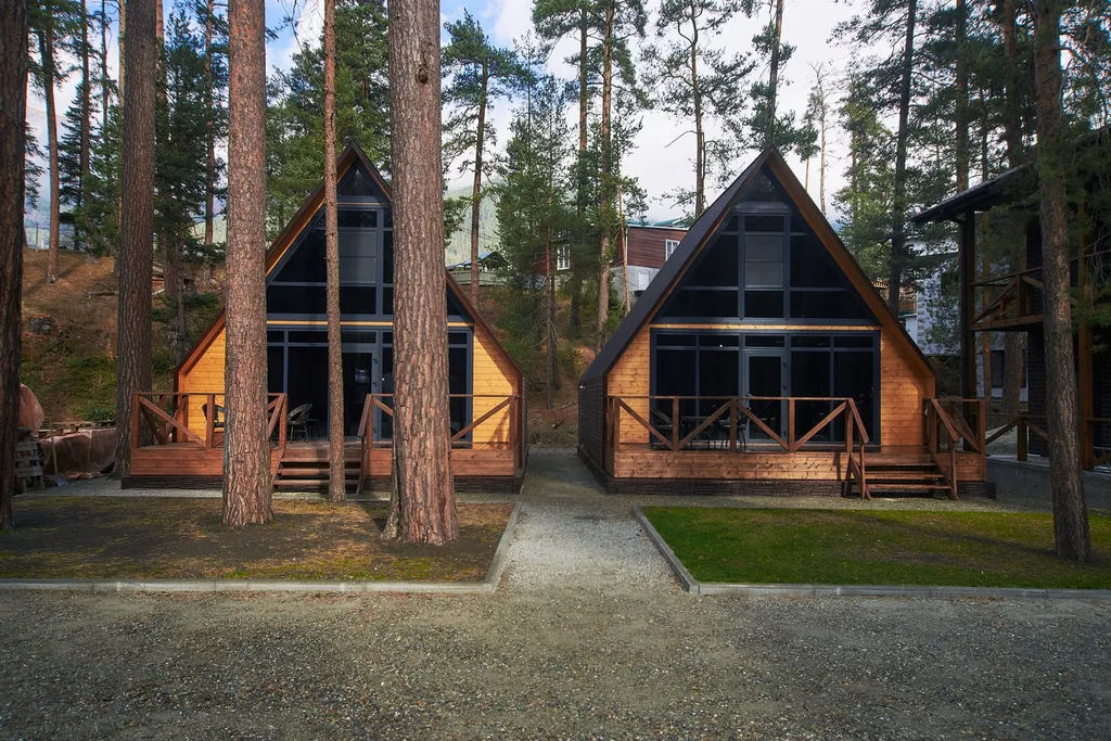 Коттедж Дом в стиле A-frame — аренда посуточно в Архыз