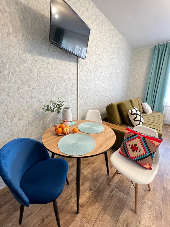 Студия на высоком этаже в новом доме