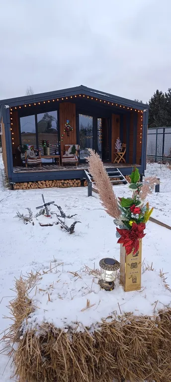 БарнОтдых с купелью, рядом лес и река