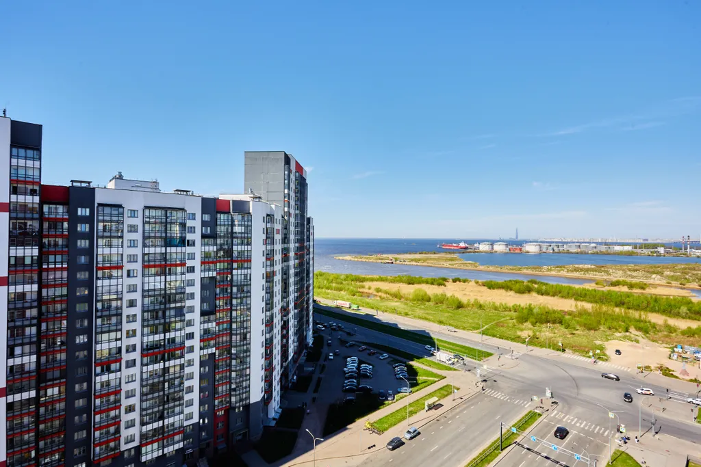 Квартира Трехкомнатная квартира Ривьера с видом на Гавань — Санкт-Петербург