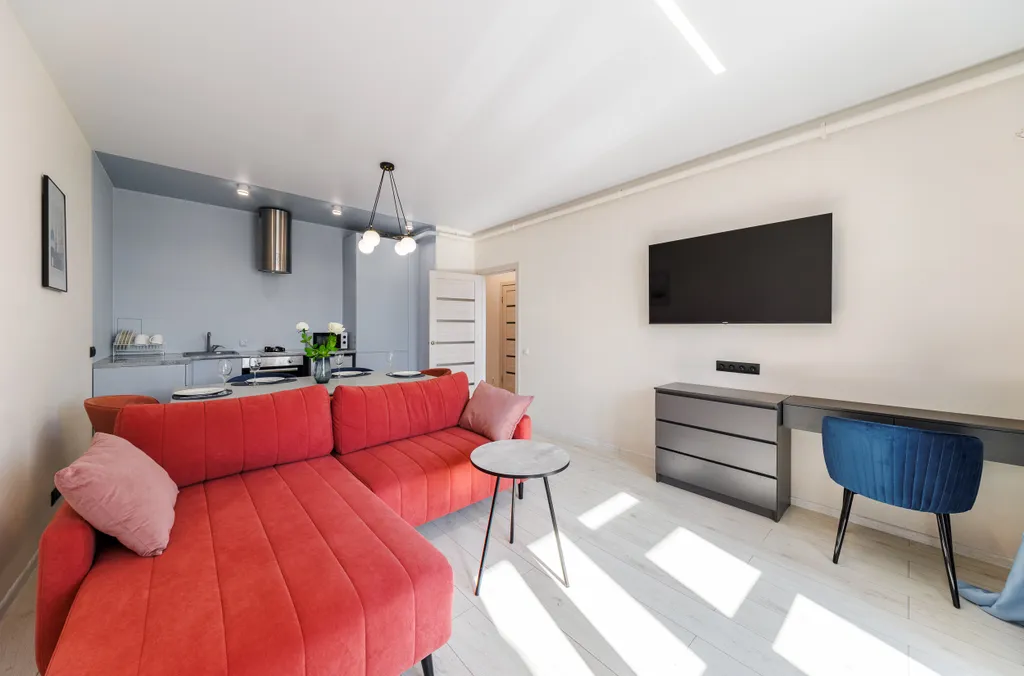 Квартира с дизайнерским ремонтом с уникальной придомовой площадкой