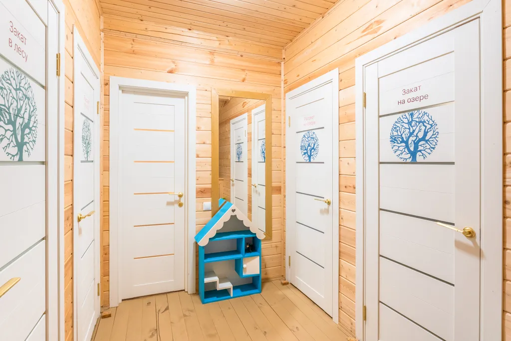 Деревянный Дом с бассейном и сауной в Москве