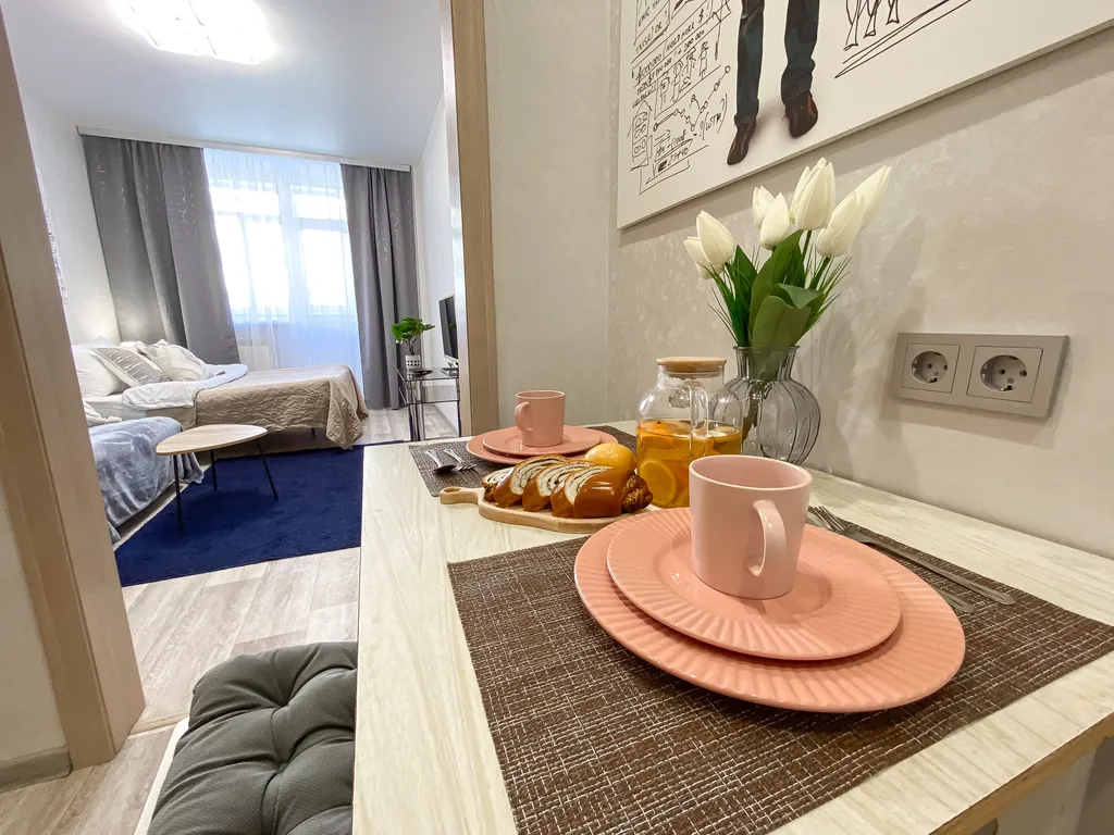 Светлая квартира с просторной лоджией