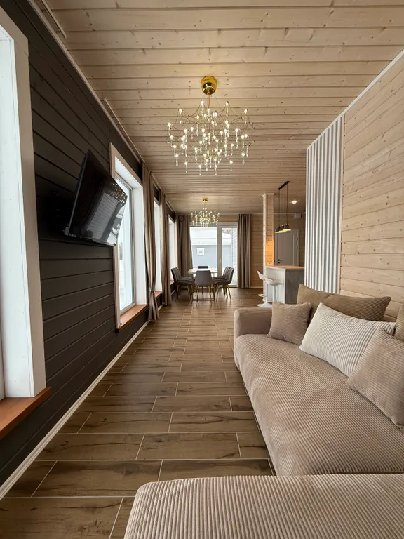 Дом с тремя спальнями на озере Сямозеро в Карелии