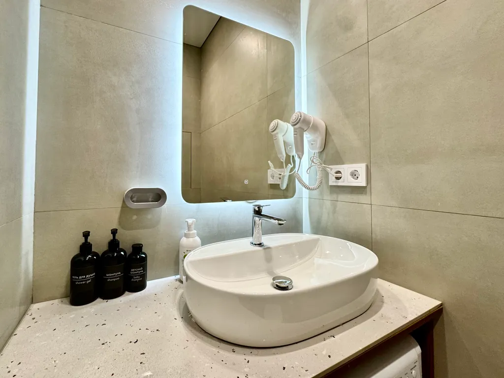 Квартира Квартира Люкс с видом на море и реку с балконом — Лазаревское