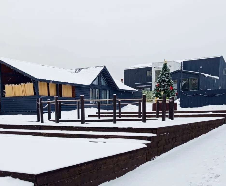 Дом с баней на дровах