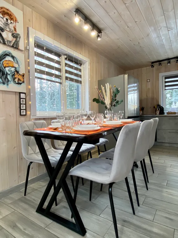 Уютный барнхаус с баней и чаном на территории