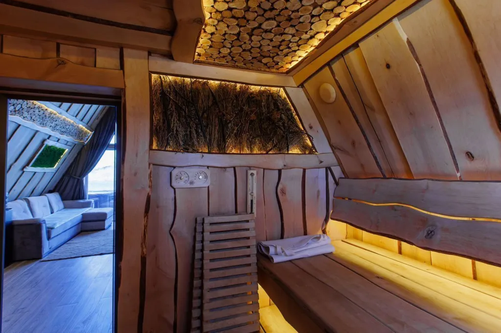 Коттедж Дом с баней и чаном с видом на озеро — Лабинск