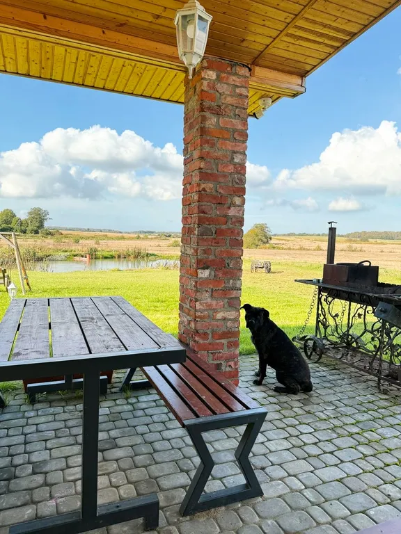 Уютный домик в деревне с баней и басейном