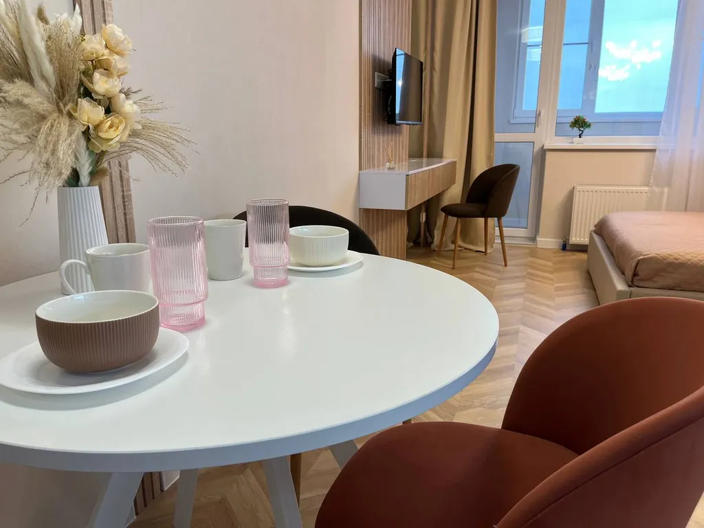 Стильная студия в современном комплексе