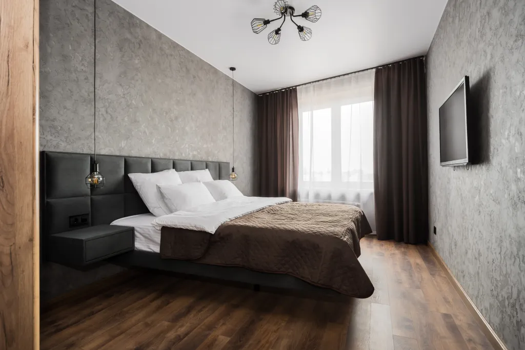 Квартира с парящей кроватью