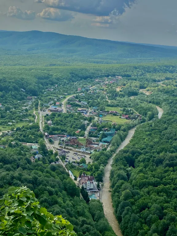 Уютный домик с видом на горы, в самом центре Гуамки