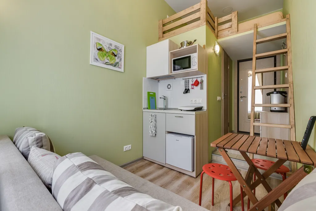 Квартира Квартира Студия у метро — Санкт-Петербург