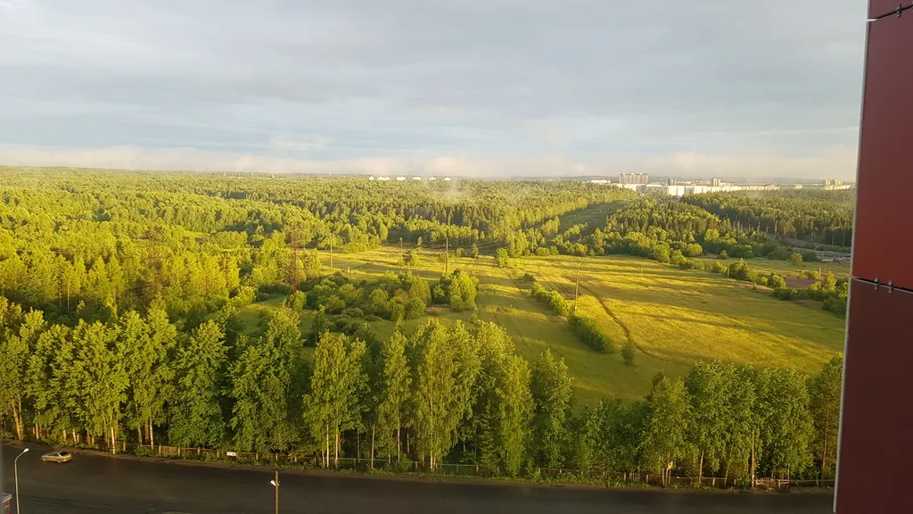 Просторная квартира с видом на закат