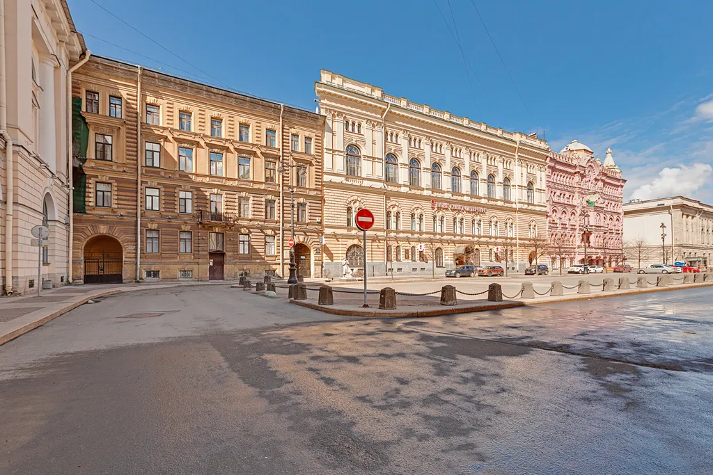 Квартира Квартира Новая студия на 3 места в 3 минутах от Невского проспекта — Санкт-Петербург