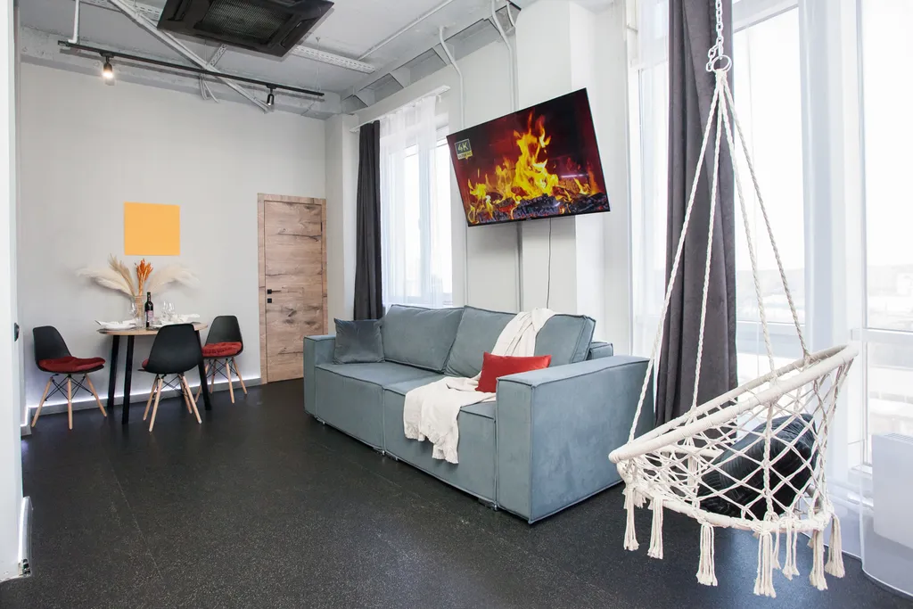 Квартира Апартаменты с панорамным окнами с видом на город — Новосибирск