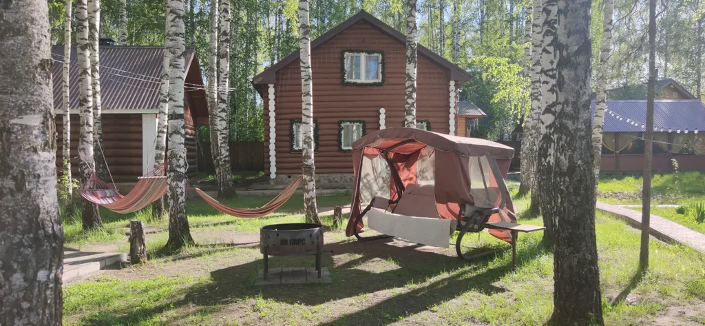 Дом с баней у Голубого озера