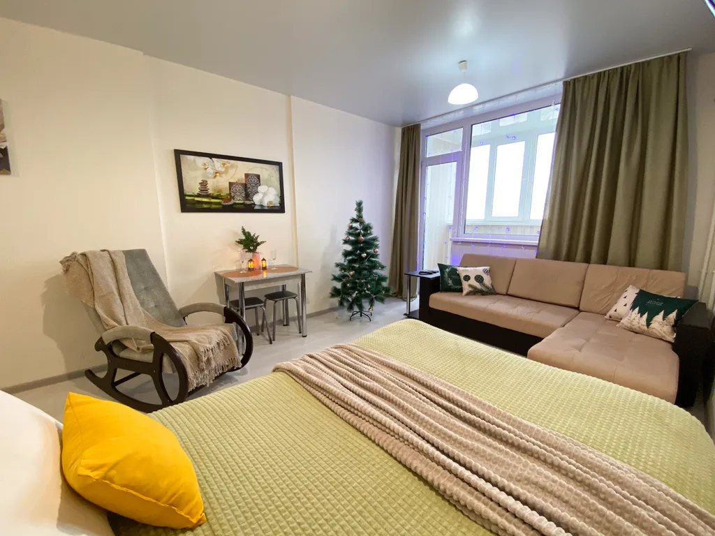 Светлая студия в новом ЖК у парка Молодёжный