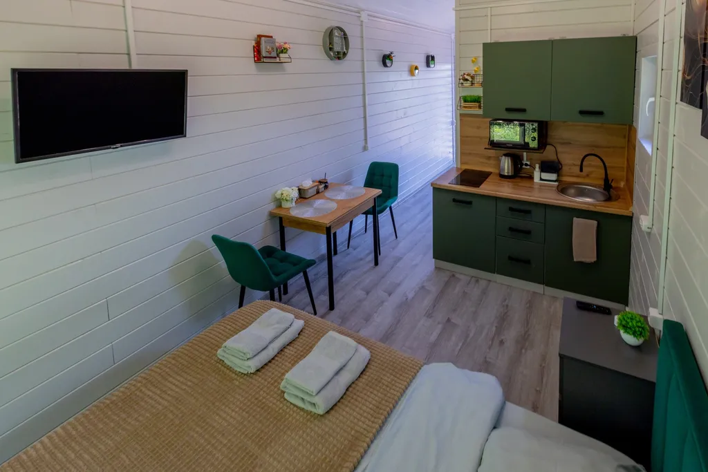 Дом у леса с бочкой Фурако