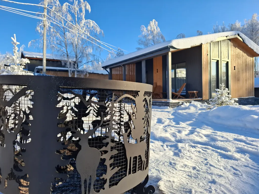 Scandic house с русской баней в 30 минутах от города