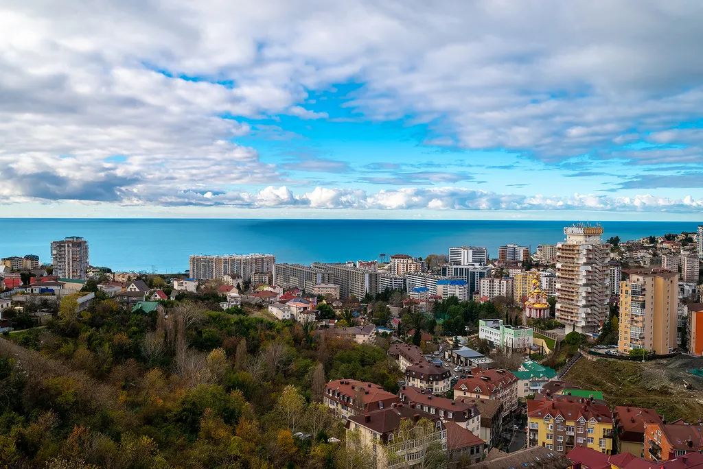 Студия с видом на море