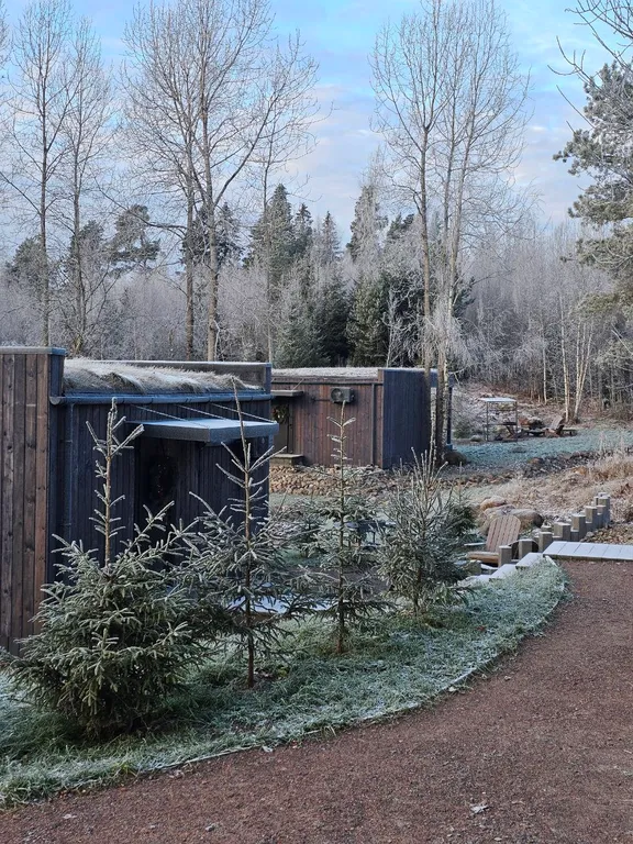 Коттедж Вилла Yksi c видом на озеро и зоной барбекю — Приозерск