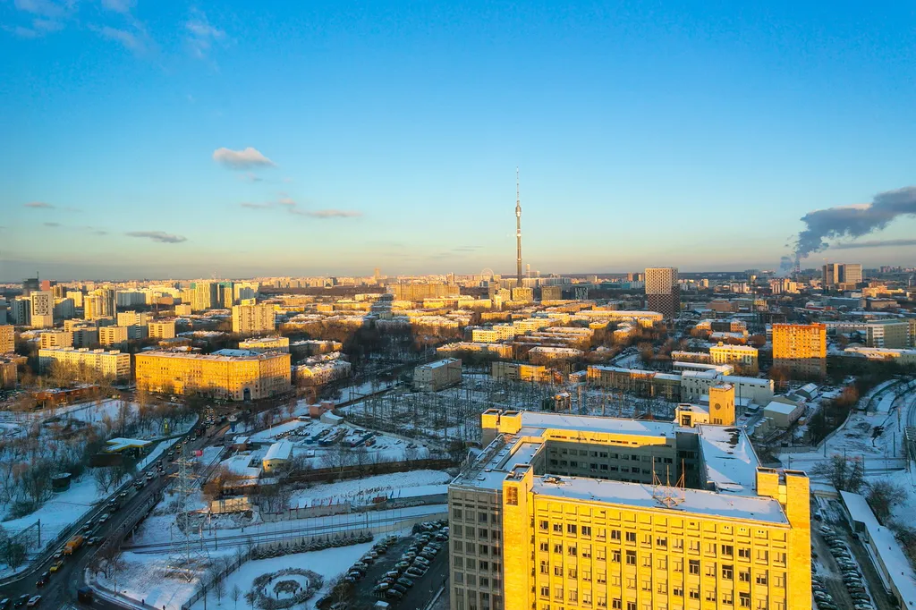 Квартира Квартира Видовая студия у метро Дмитровская — Москва