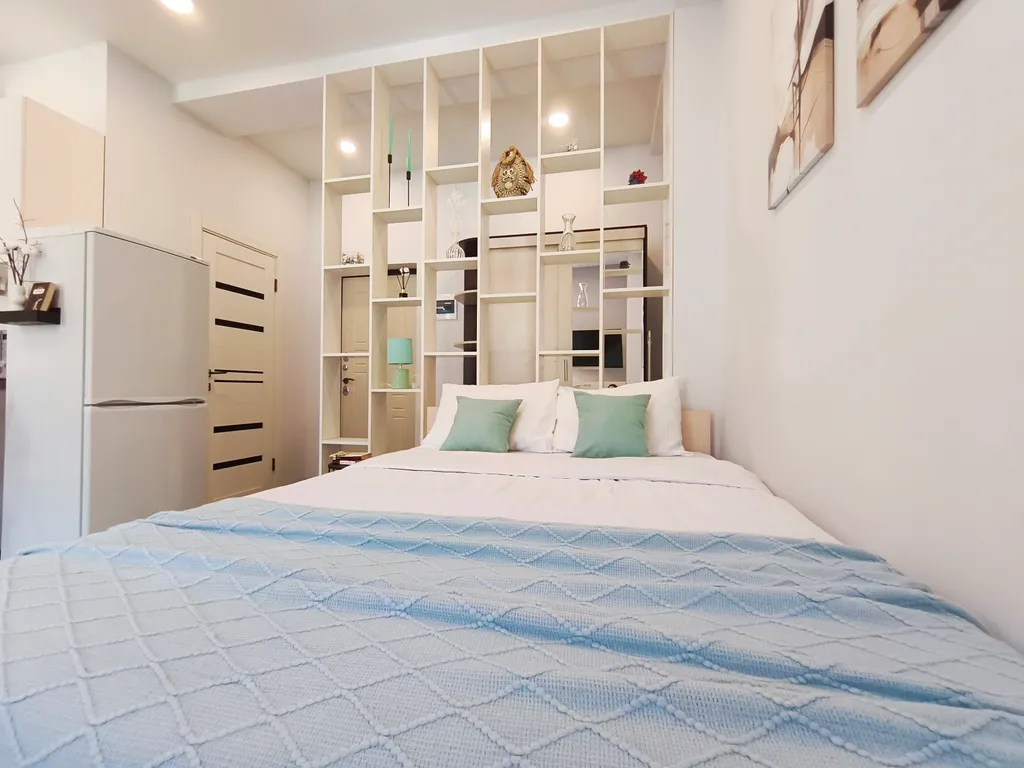 Уютная студия с видом на горы