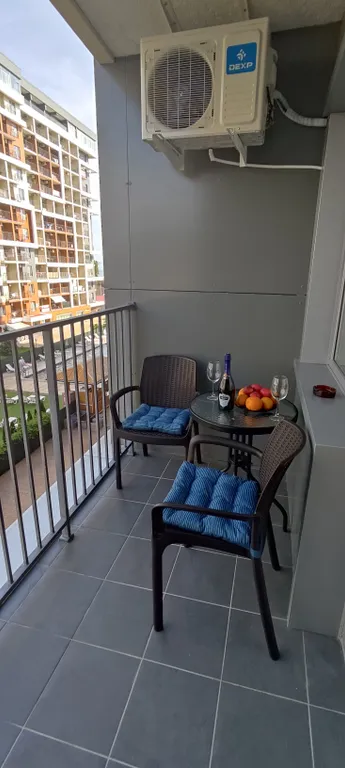 Уютная квартира-студия на самом берегу Черного моря в элитном ЖК