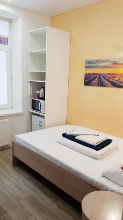 Уютная, персиковая студия рядом с Шереметьево