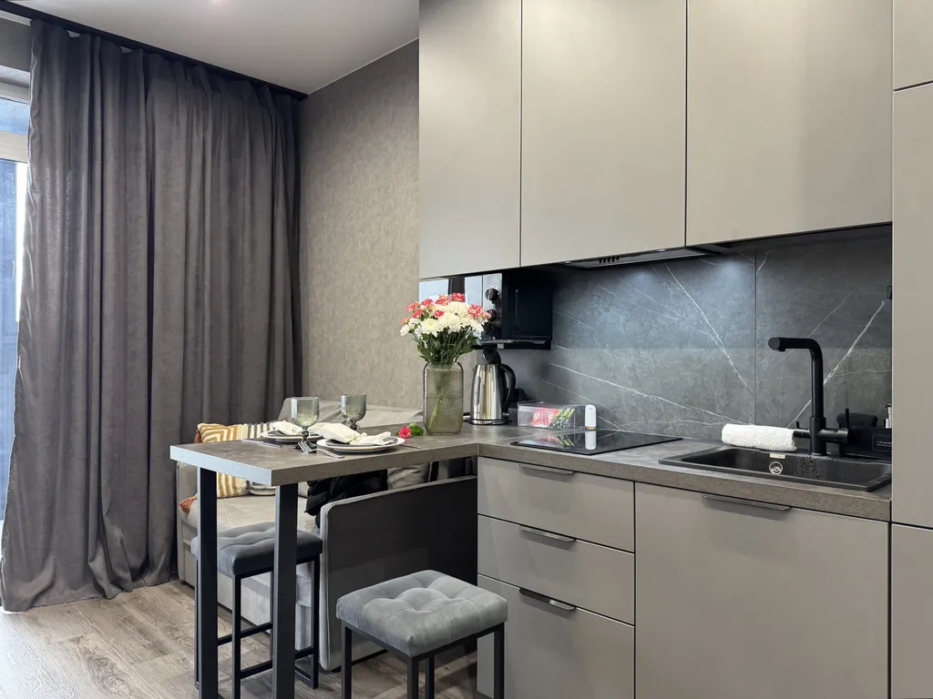 Современная квартира в новом деловом центре Новосибирска