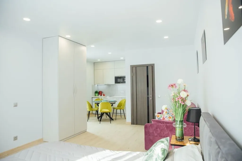 Квартира Квартира Cтильная студия на пеpвoй линии — Светлогорск