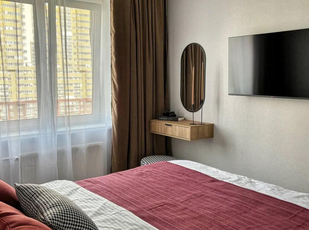 Евродвушка с трендовым дизайном для 4-х гостей. Скидка от 3-х суток!